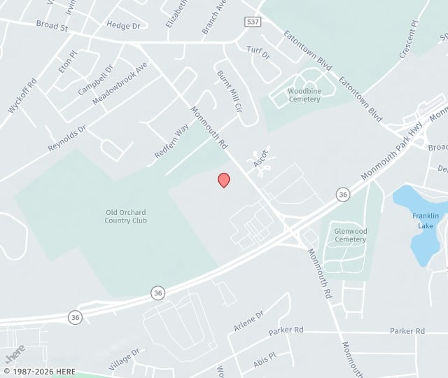 Location Map: 107 Monmouth Rd, Ste 102 West Long Branch, New Jersey 07764