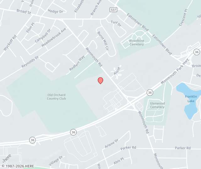 Location Map: 107 Monmouth Rd, Ste 102 West Long Branch, New Jersey 07764